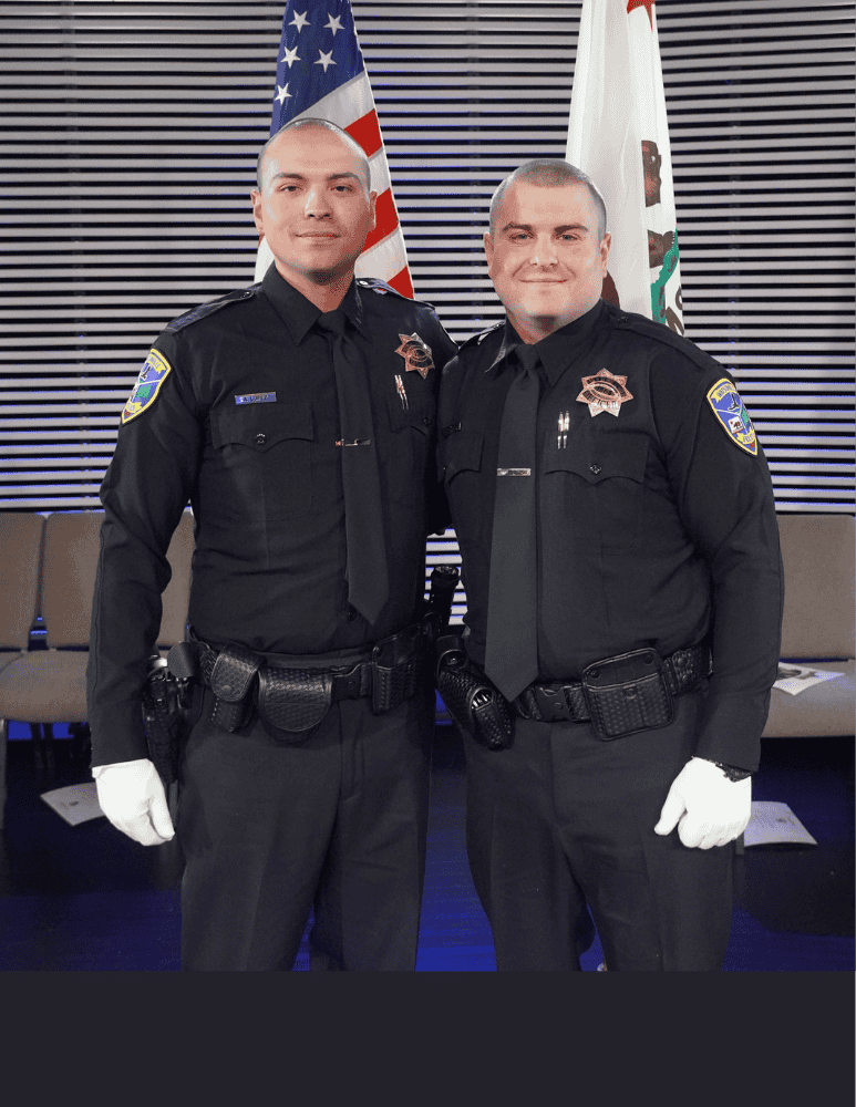 WPD two new Officers at their Police Academy Graduation