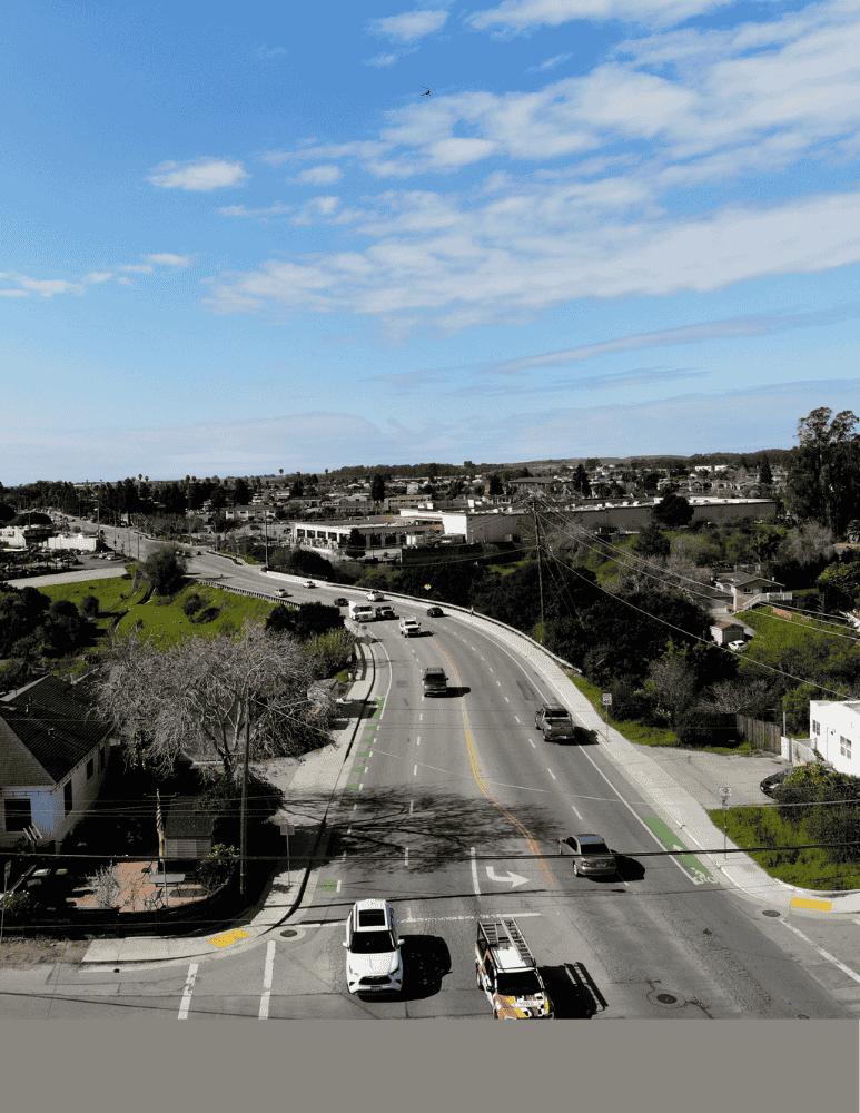 Aerial photo of Green Valley Road near Home Depot 