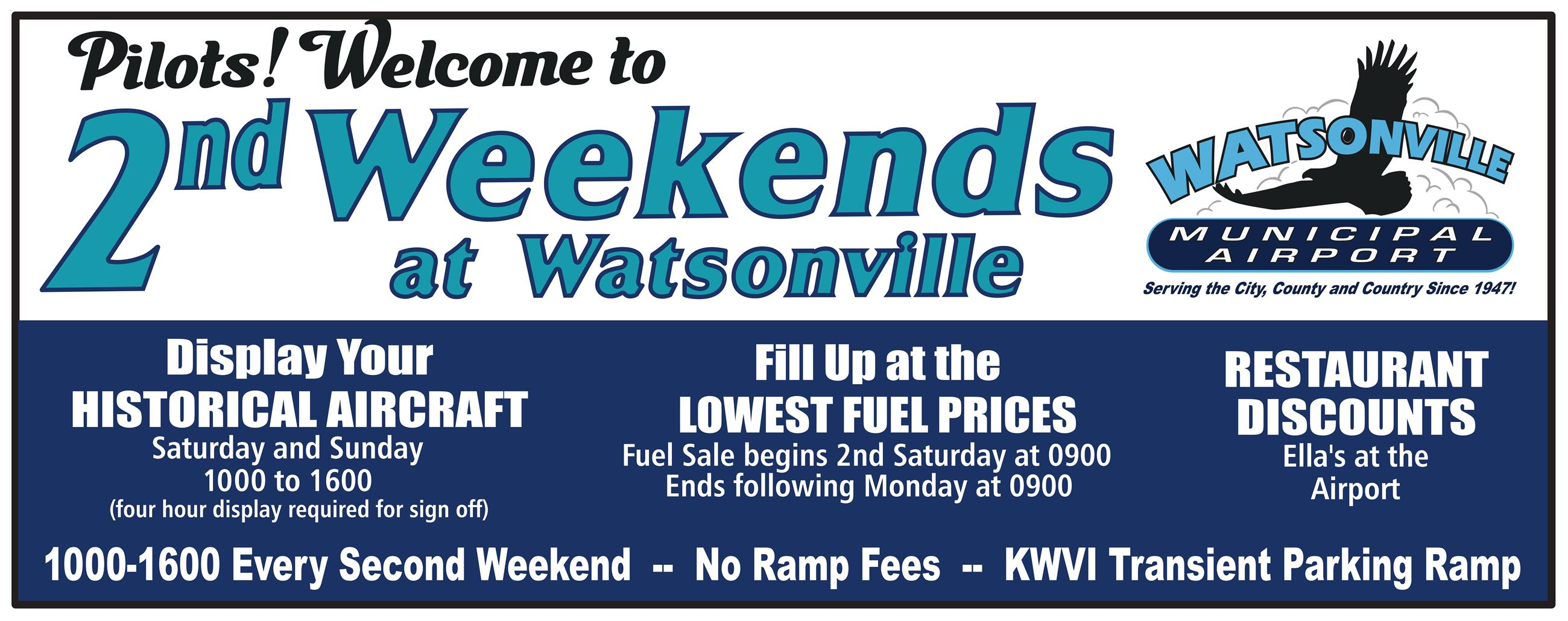 Second Weekend fuel banner