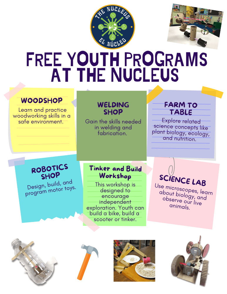 Weekly Programming at the Nucleus