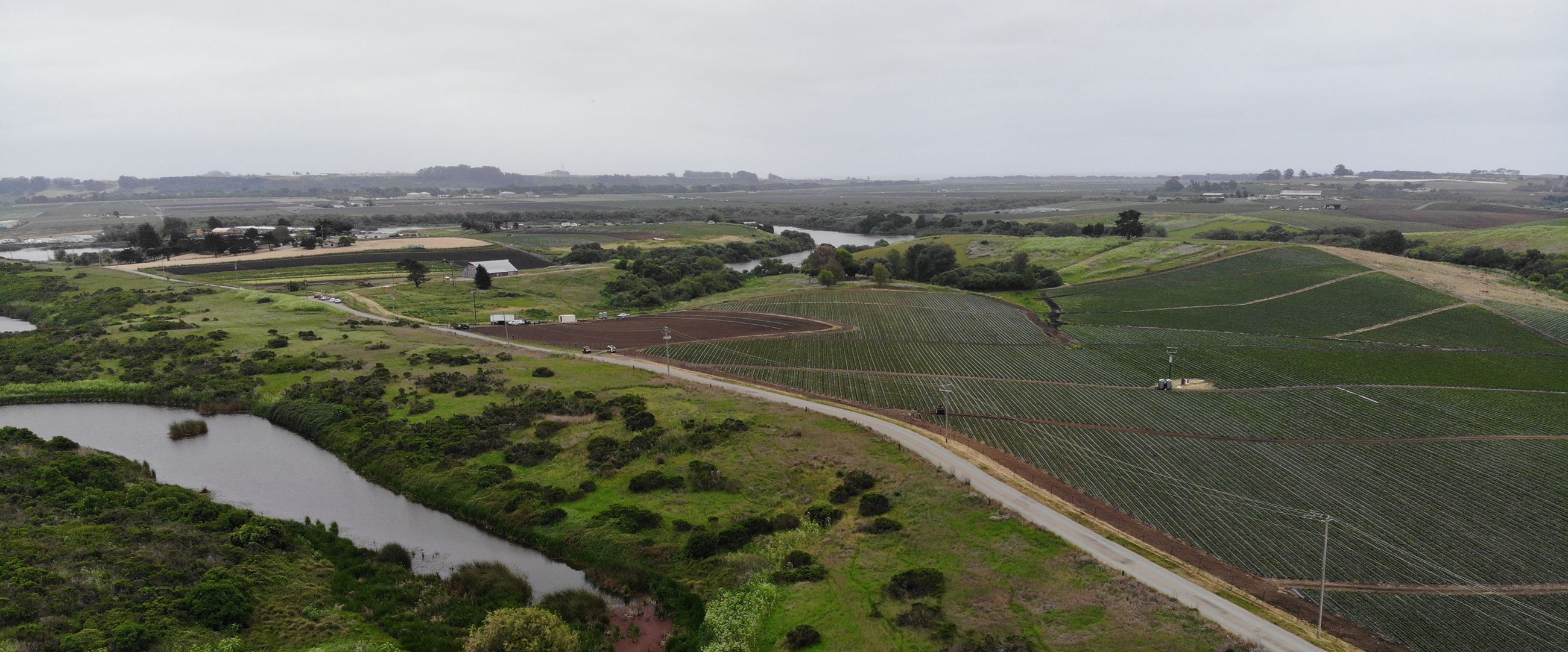 Area where lee road trail project will be built